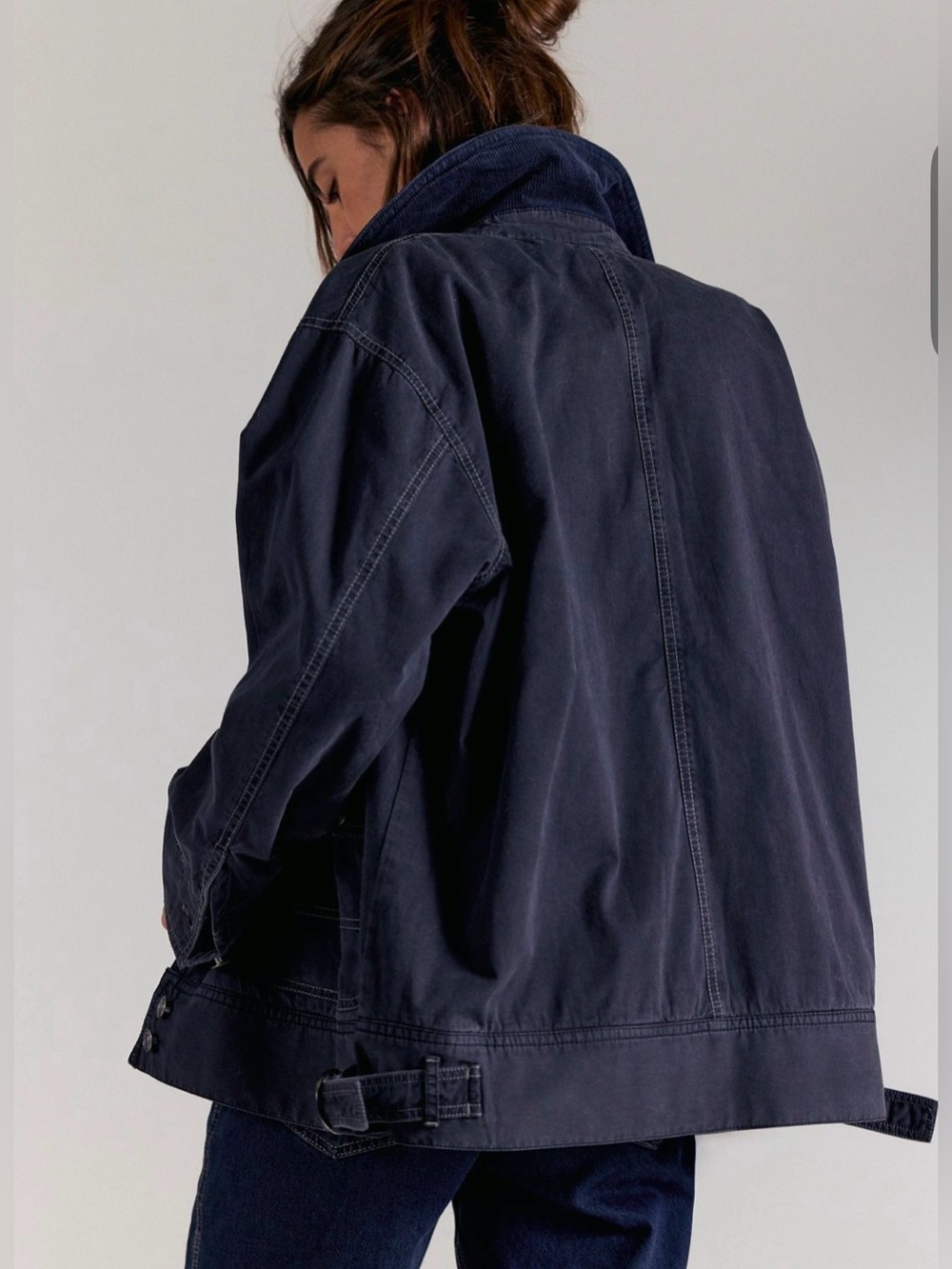 Free People We the Free Sweet Talk Barn Coat - Picture 2 of 13